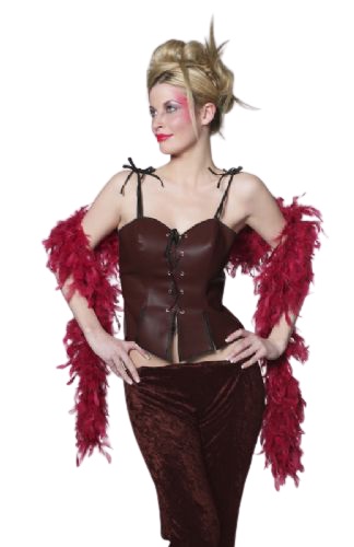 verhuur - carnaval - Historisch - corset bruin